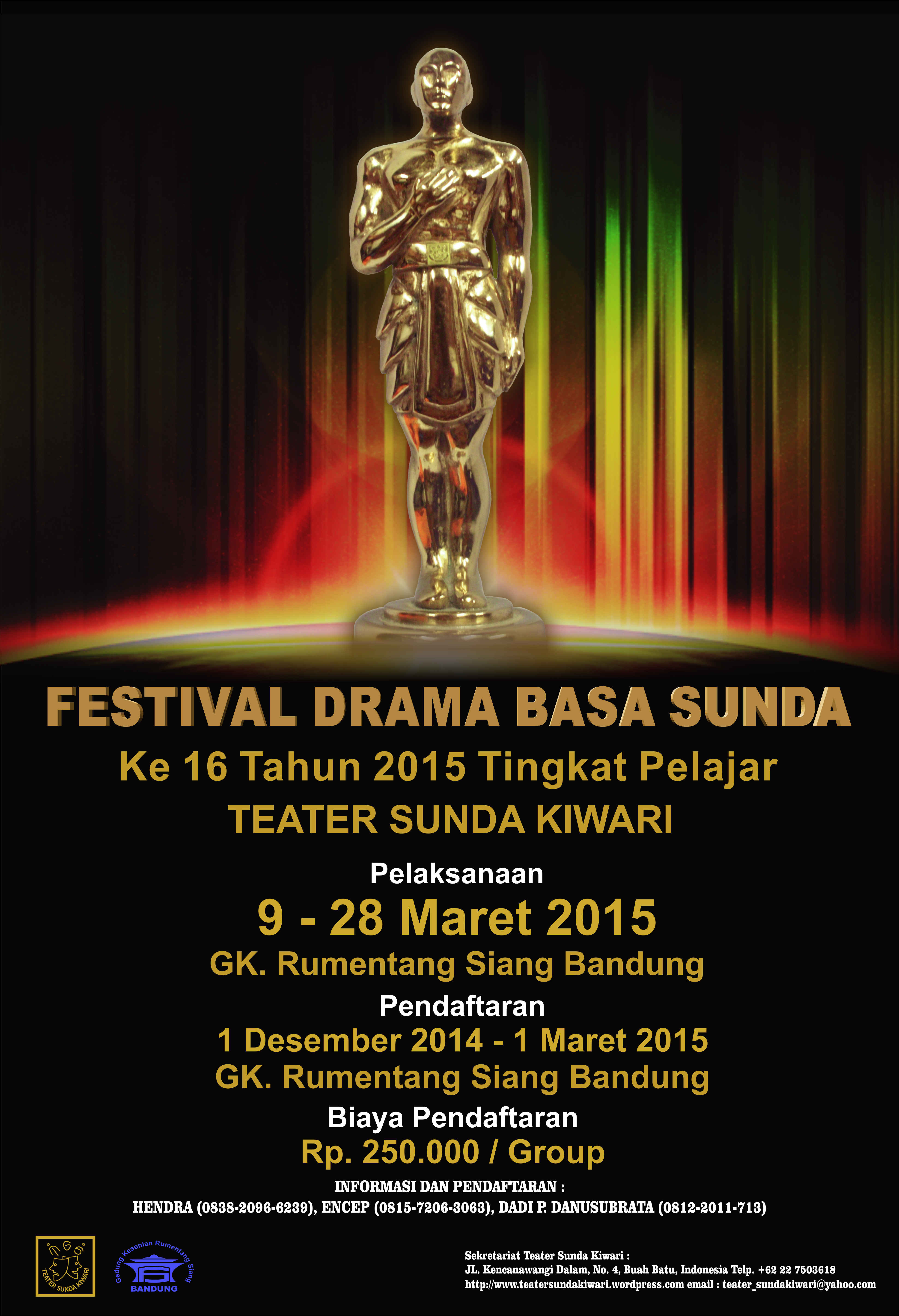 Festival Drama Basa Sunda Teater Sunda Kiwari